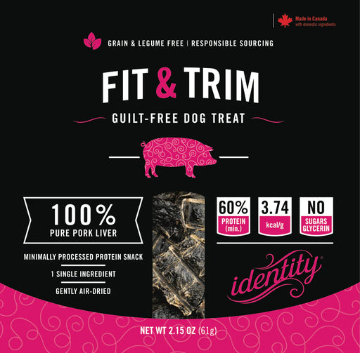 Fit & Trim 100% Pure Air-Dried Pork Liver Dog Treats