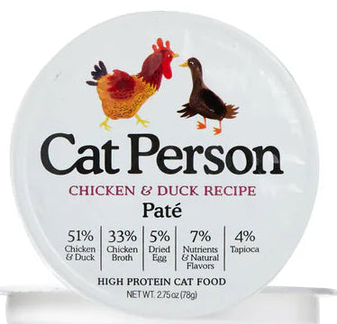 Cat Person Chicken & Duck Paté - 2.75z
