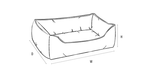 Extra Large Renewed Kuddler Dog Bed - Kiwi
