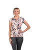Kastel Denmark Cap Sleeve Pearl Blush Watercolour with Rose Gold Zip