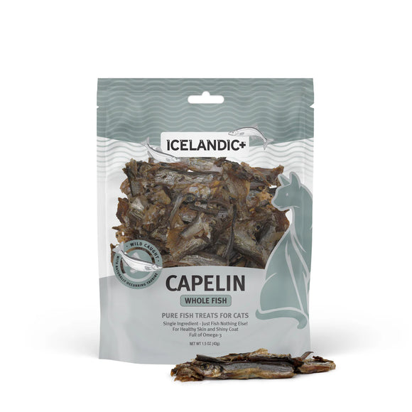 Capelin Whole Fish & Pieces Cat Treats - 1.5oz