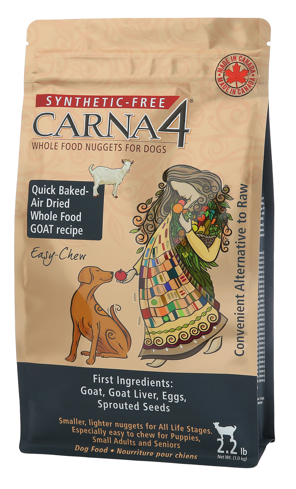 Carna4 Easy chew Goat Formula Dog Food Agri Feed Pet Supply