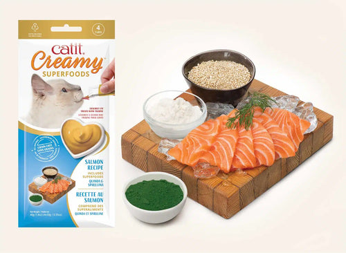 Creamy Superfoods Salmon with Quinoa & Spirulina - 4 Pack