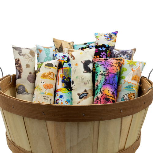 Cat Toy Catnip Filled Pillow - 14 Assorted Design.