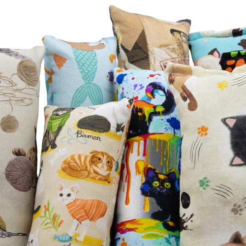Cat Toy Catnip Filled Pillow - 14 Assorted Design.