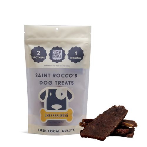 Saint Rocco's Cheeseburger Dog Treat - 3oz