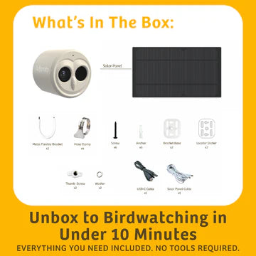 Chirpful Smart Camera - 4k Camera | Solar-Powered | AI-Driven