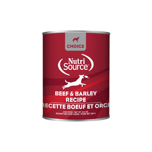 NutriSource® Choice Beef & Barley Wet Dog Food - 12.3oz