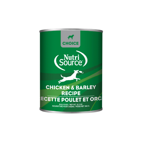 NutriSource® Choice Chicken & Barley Dog Formula - 12.3oz