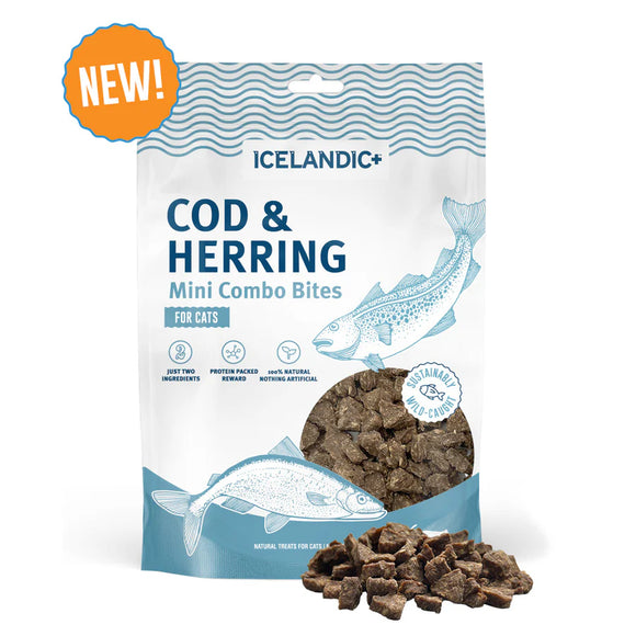 Cod & Herring Mini Combo Bites Treats for Cats