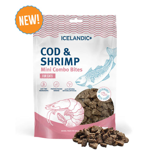 Cod & Shrimp Mini Combo Bites Treats for Cats