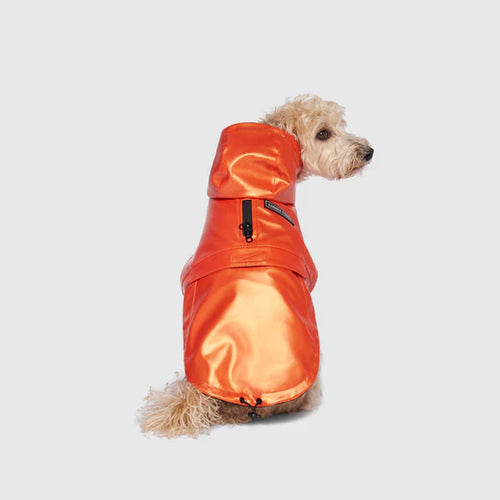 Canada Pooch Cold Front Raincoat - Orange 14