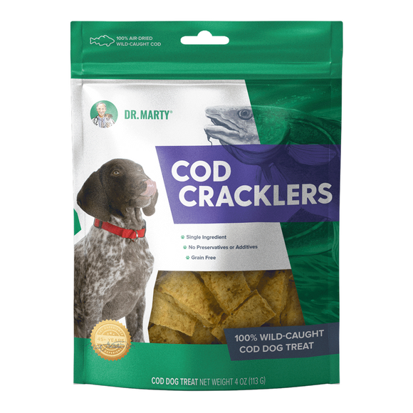 Cod Cracklers 100% Air-Dried Wild-Caught Cod Treats