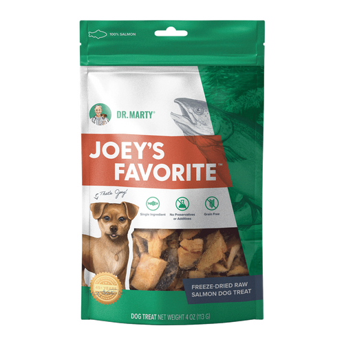 Joey’s Favorite 100% Freeze-Dried Raw Salmon Dog Treats - 4oz.