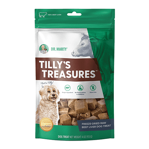 Tilly’s Treasures 100% Freeze-Dried Raw Beef Liver Dog Treats - 4oz