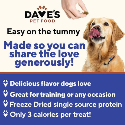 Dave's Digesti-Bites Venison Formula Dog Treats -3oz