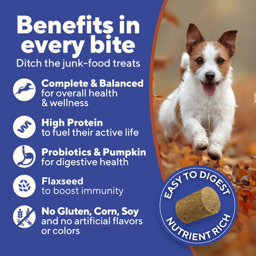 Dave's Digesti-Bites Venison Formula Dog Treats -3oz