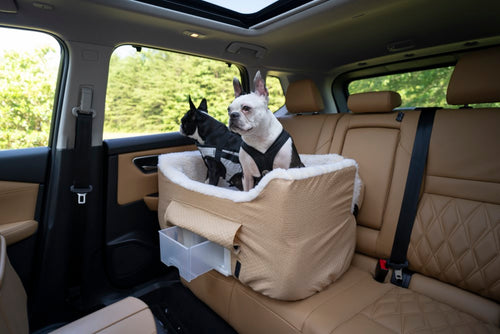 Lookout ®II Dog Car Seat with Storage Tray - Birch Diamond