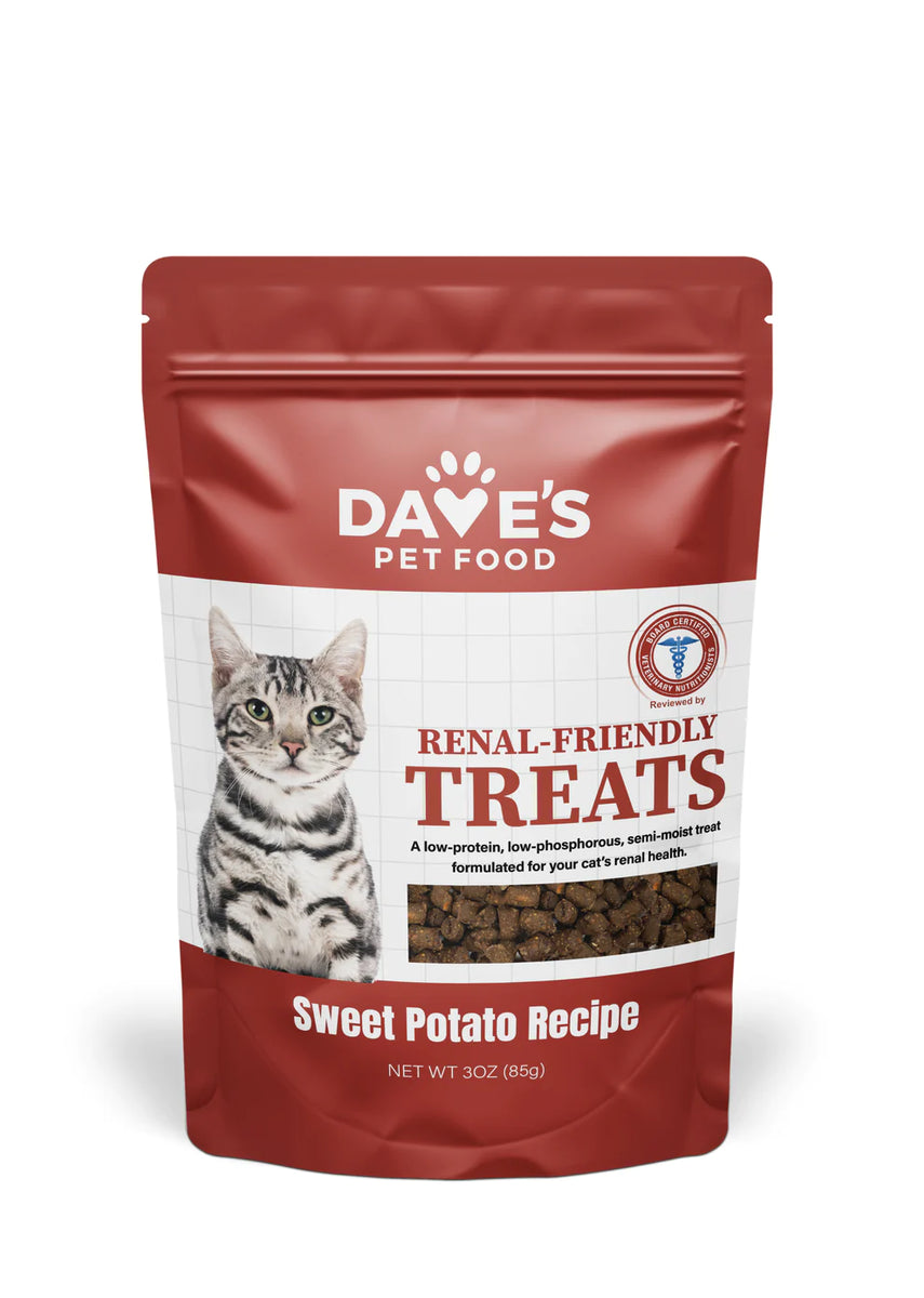 Dave s Kidney Friendly Semi Moist Cat Treats 3oz Agri Feed Pet