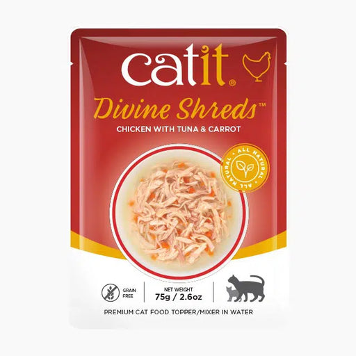 Catit Divine Shreds – Chicken  Tuna & Carrot