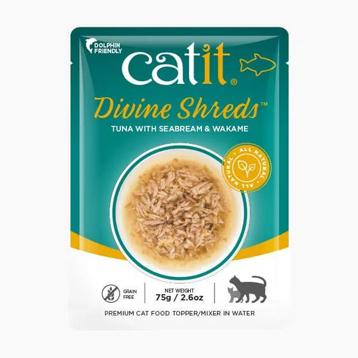 Catit Divine Shreds – Tuna  Seabream & Wakame
