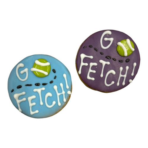 GO FETCH DIPPED DOG COOKIE