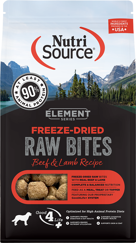 NutriSource Element Series Freeze-Dried Beef & Lamb Recipe 2.5oz Bites