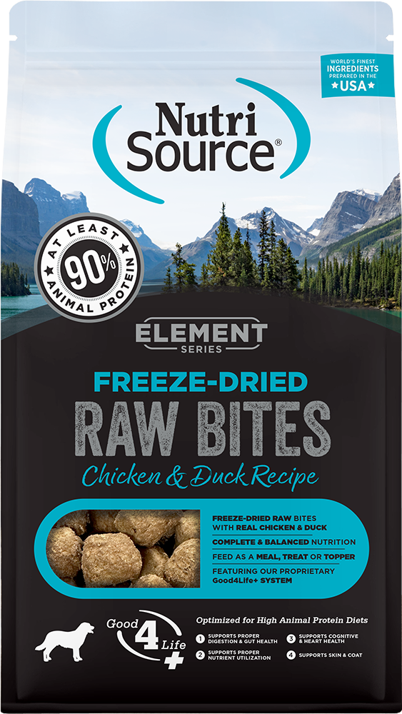 NutriSource Element Series Freeze-Dried Chicken & Duck Recipe 2.5oz Bites