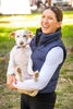 Kastel Denmark Navy and Black Reversible Ladies Puffer Vest