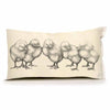 100% Natural Cotton Canvas Small Sewn Pillow