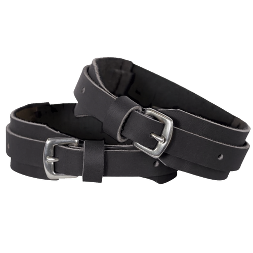 EASY-ON BLACK GARTER STRAPS