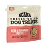 Acana Beef & Pumpkin Freeze-Dried Dog Treats 3.25oz.