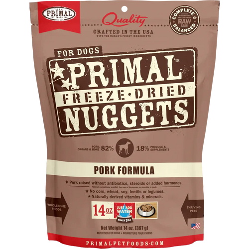 CANINE FREEZE-DRIED PORK NUGGETS 14oz