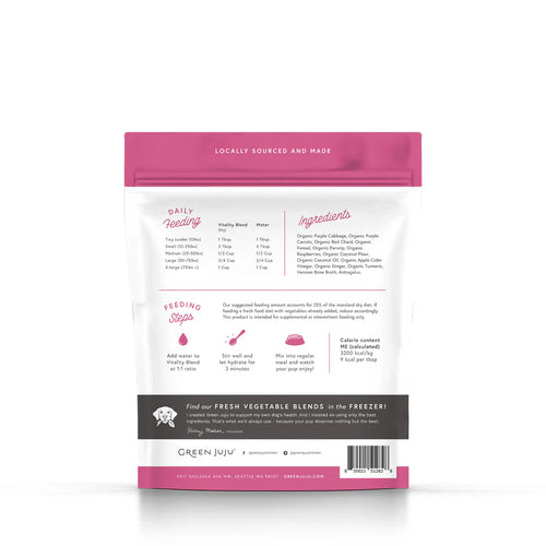 Green Juju Freeze-Dried Vitality Blend with Astragulas Nutrient-Dense Topper - 1.75oz