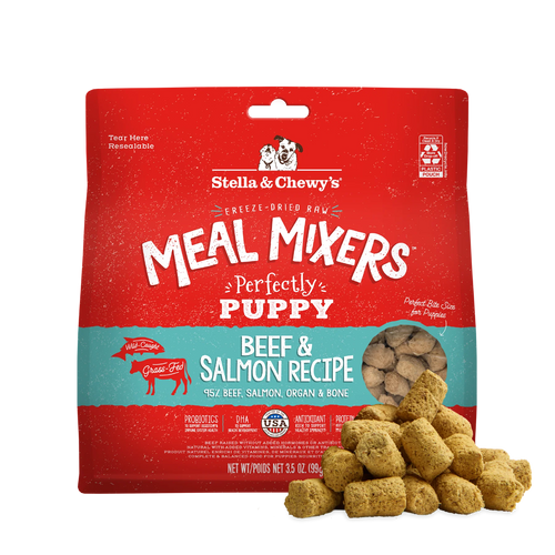 Stella & Chewy's Perfectly Puppy Beef & Salmon Meal Mixers - 3.5oz