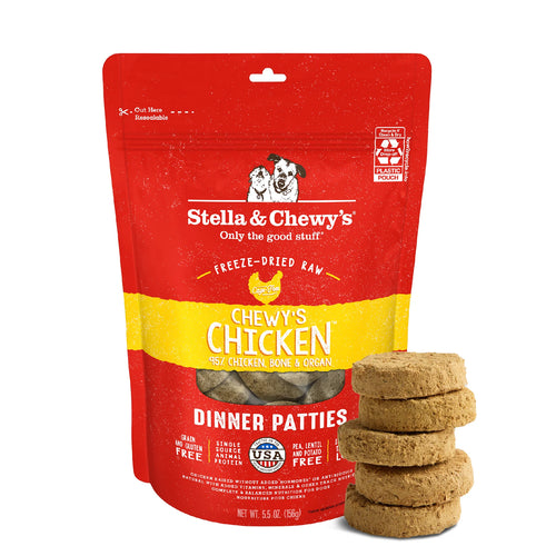 Stella & Chewy's Chewy’s Chicken Freeze-Dried Raw Dinner Patties - 25oz