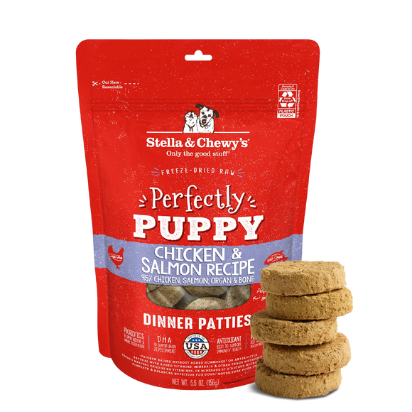 Stella & Chewy's Chicken & Salmon Puppy Patties - 5.5oz