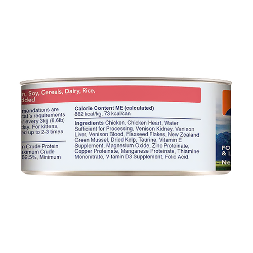 Feline Natural Chicken & Venison Feast Canned Cat Food - 3oz