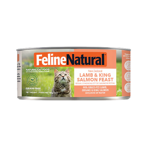 Feline Natural Lamb & King Salmon Feast Canned Cat Food - 3oz