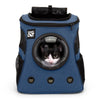 The Fat Cat Navy Cat Backpack - For Larger Cats
