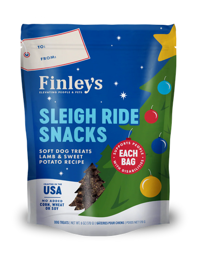 Finley's Sleigh Ride Snacks Lamb & Sweet Potato Recipe Dog Treat