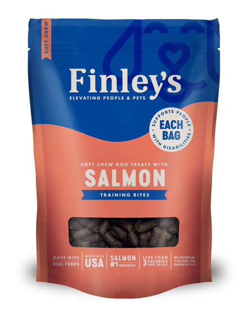 Finley's Salmon Recipe Soft Chew Training Bites 6oz.