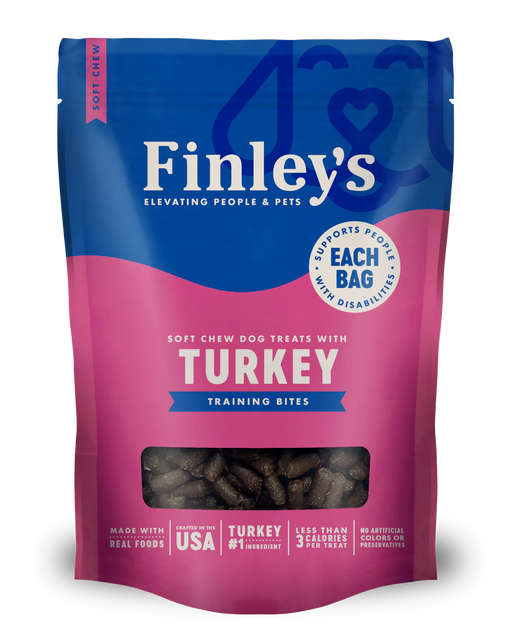 Finley's Turkey Recipe Soft Chew Training Bites 6oz.