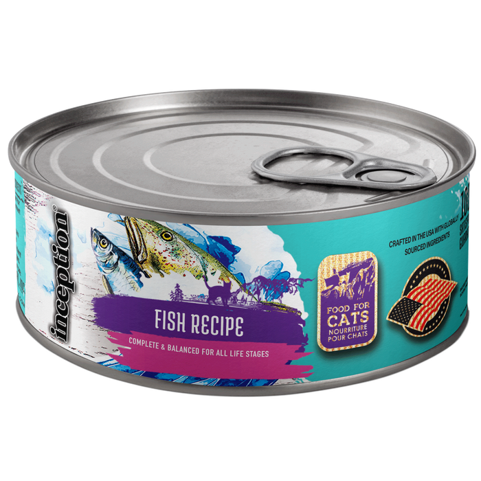 Inception® Fish Recipe 5.5oz wet cat food for cats