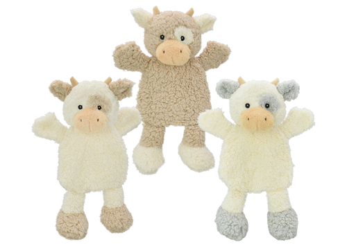 Pet Envy Crinkle Cow Flatties