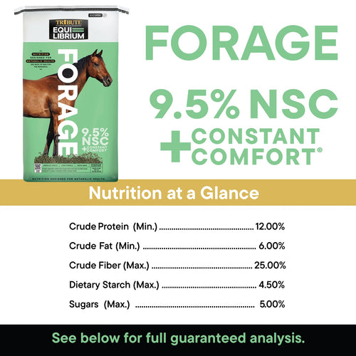 TRIBUTE Equi-Librium™ Forage Horse Feed - 50lb