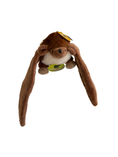 Winger Dinger - Brown Fruit Bat Dog Toy