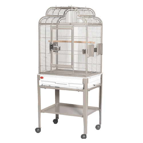 22x17 Open Top Bird Cage, Platinum