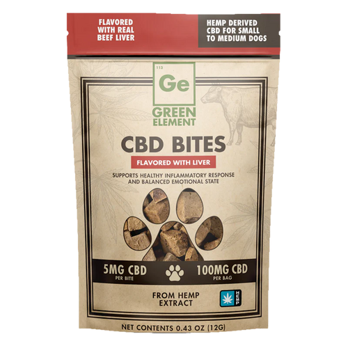 Green Element CBD Liver Bites -5mg (20 Bites)