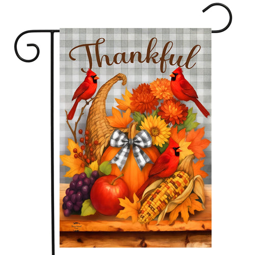 Thankful Gathering Garden Flag